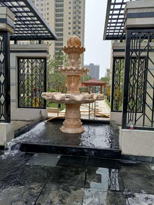 石雕龙头喷泉 石雕龙头喷泉